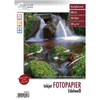 Papier photo brillant A4 180g – 50 feuilles